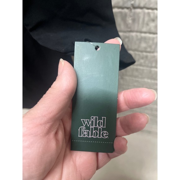 Wild Fable Black Off the Shoulder Long Sleeve Mini Dress XL NWT TARD8147J - Picture 3 of 4